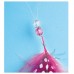 Kit de création : collier et boucle d'oreilles en plume pink city  Ses Creative    580060